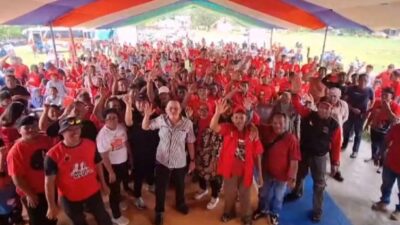 Di Sambut Meriah Masyarakat Bolsel Wenny Lumentut Mohon Doa Dan Dukungannya