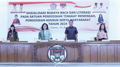 Sosialisasi Budaya Baca, Bunda Literasi Sulut Rita Tamuntuan Komitmen Wujudkan Masyarakat Berkualitas