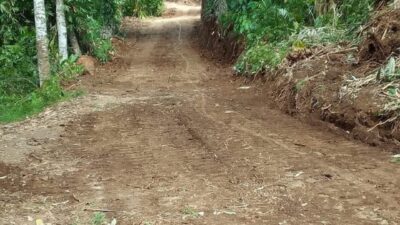 Realisasikan Dana Desa T.A. 2024, Pemdes Poigar Dua Bangun Jalan Perkebunan Paposokan
