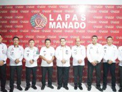 Staf Ahli Menteri Hukum dan HAM Bidang Sosial, Kosmas Harefa Kunjungi Lapas Kelas II A Manado