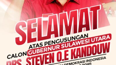 Respon Positif Masyarakat Sulut Pencalonan Steven Kandouw Sebagai Gubernur