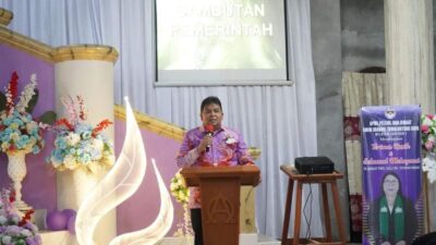 Hadiri Ibadah Syukur dan Pelantikan GMIM Salomo Tumaluntung Satu, Pjs. Bupati Minsel: ‘Kebersamaan dalam Pelayanan Adalah Kekuatan Kita